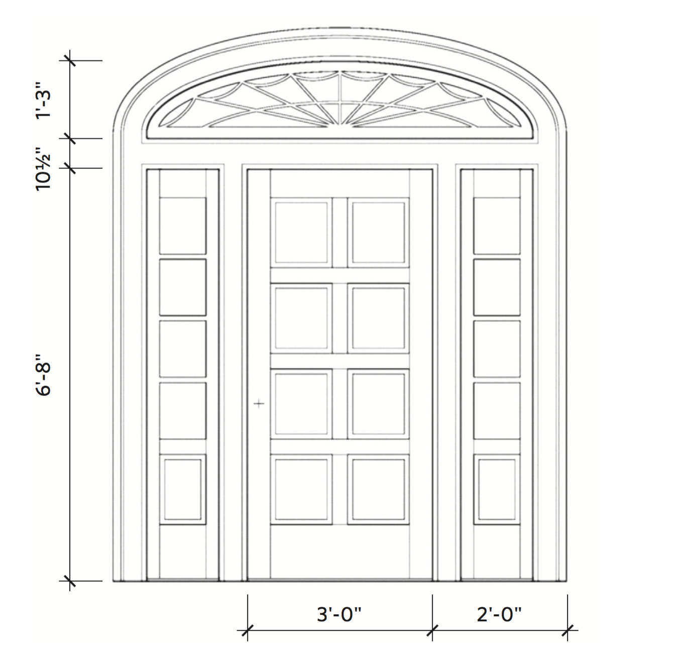 colonial-six-panel-door - My Chatt House